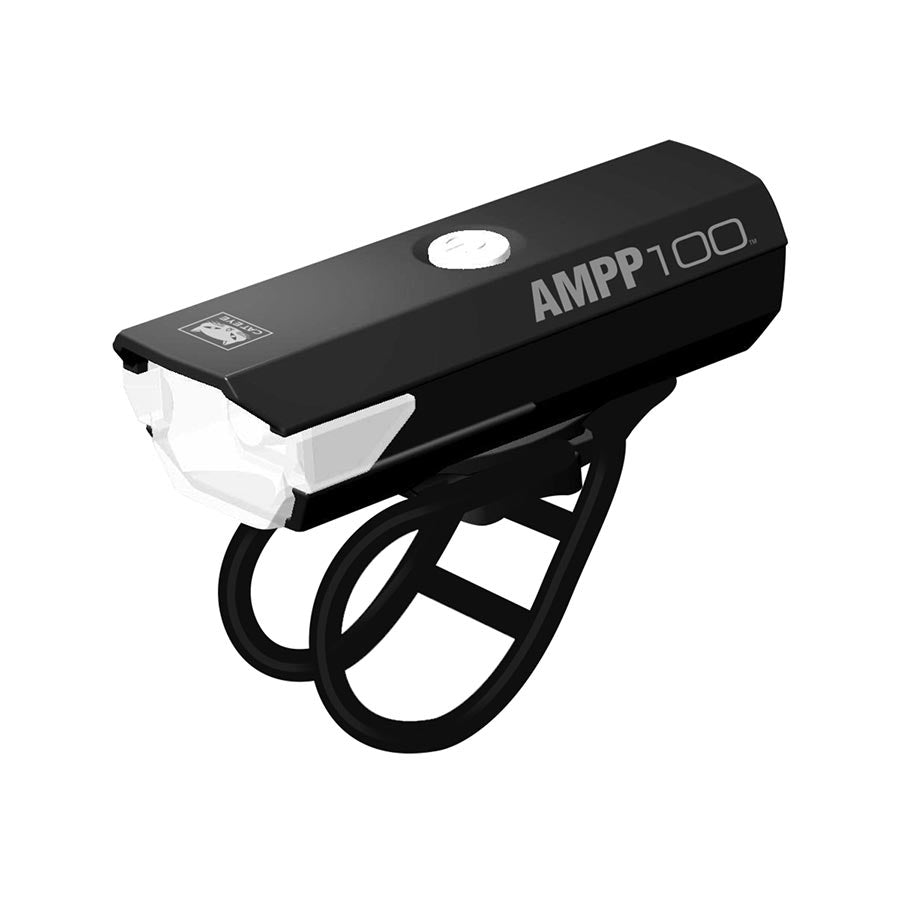 CatEye, AMPP 100, Light, Front, Black