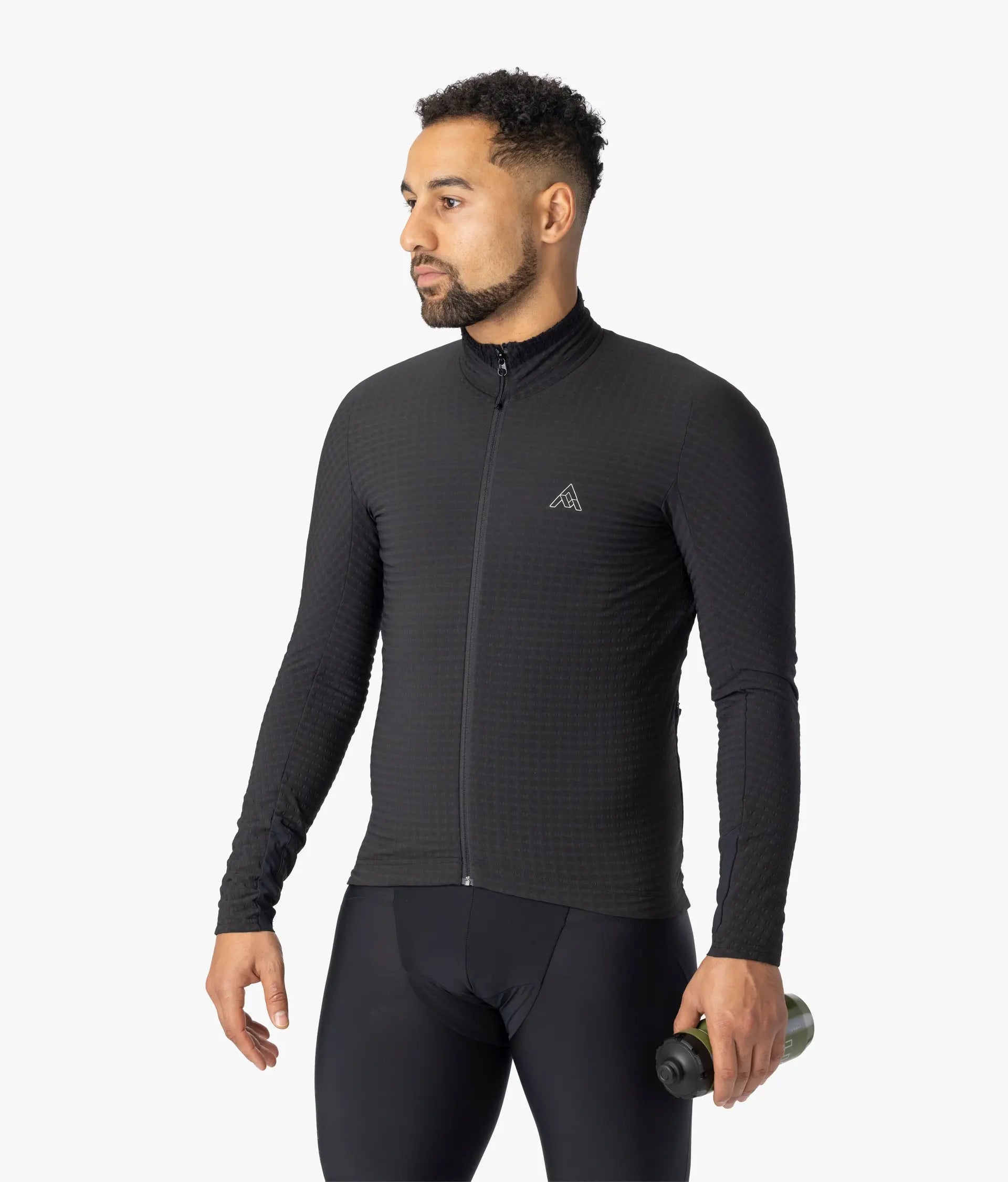 7mesh ウール混　長袖ジャージ　黒　XSサイズ 7mesh Men's Seton Jersey Long Sleeve – Caledon Hills Cycling