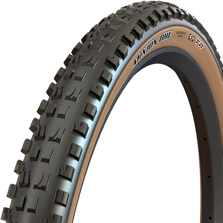 Maxxis, Minion DHF, Mountain Tire, 26''x2.50, Wire, Clincher, Single, DH, 60x2TPI, Black