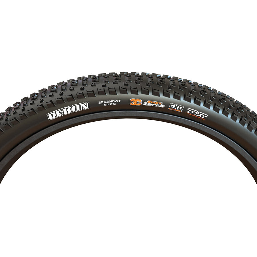 Maxxis, Rekon, Mountain Tire, 27.5''x2.60, Folding, Tubeless Ready, MaxxTerra, EXO, Black