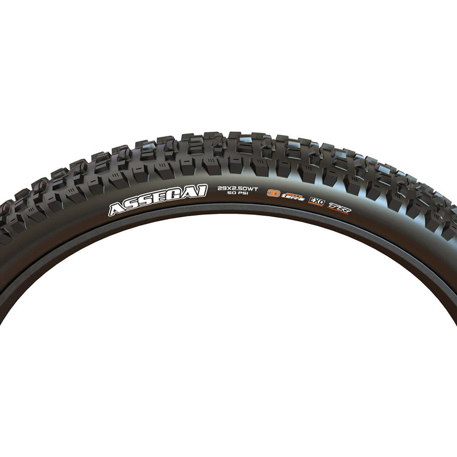 Maxxis, Assegai, Mountain Tire, 27.5''x2.50, Folding, Tubeless Ready, MaxxTerra, EXO, Black