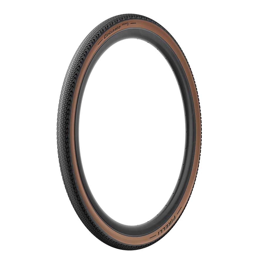 Pirelli, Cinturato Gravel H, Gravel Tire, 700x35C, Folding, Tubeless Ready, SpeedGrip, 127TPI, Tanwall