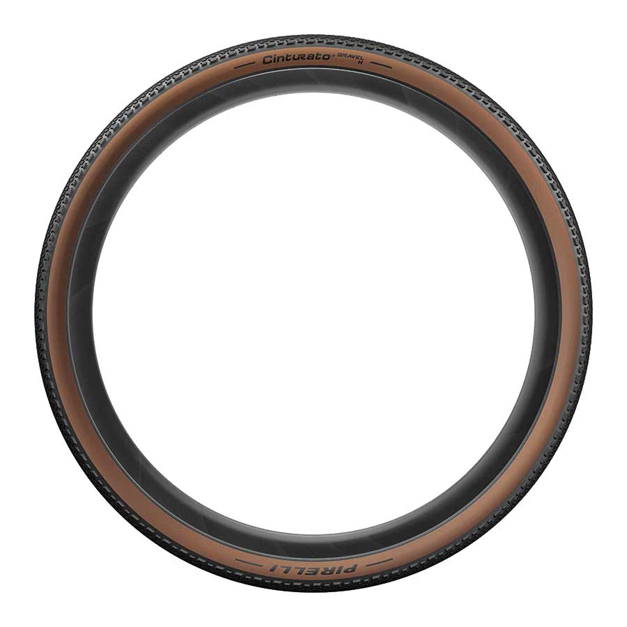 Pirelli, Cinturato Gravel H, Gravel Tire, 700x35C, Folding, Tubeless Ready, SpeedGrip, 127TPI, Tanwall