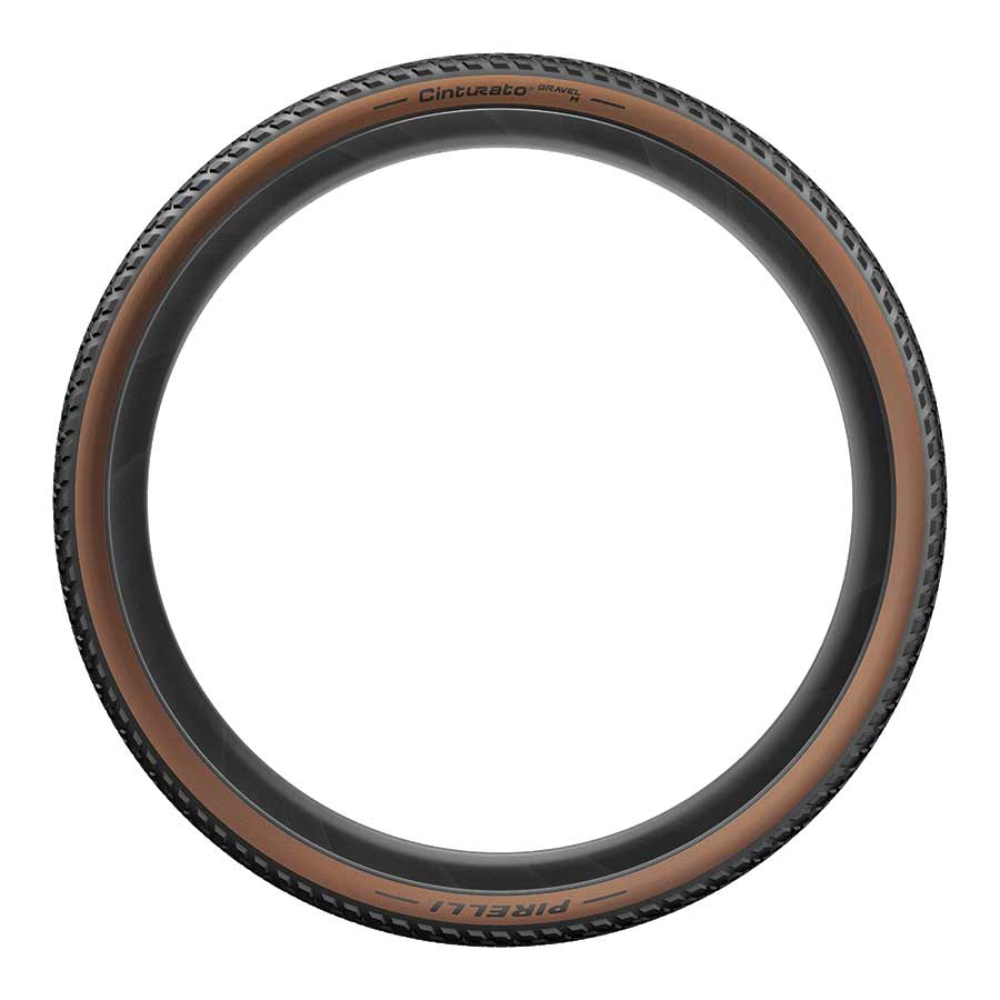 Pirelli, Cinturato Gravel M, Gravel Tire, 700x40C, Folding, Tubeless Ready, SpeedGrip, 127TPI, Tanwall