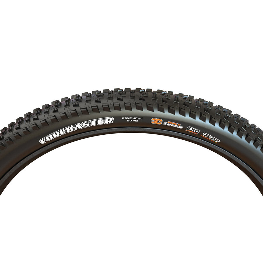 Maxxis, Forekaster, Mountain Tire, 29''x2.60, Folding, Tubeless Ready, MaxxTerra, EXO, Black