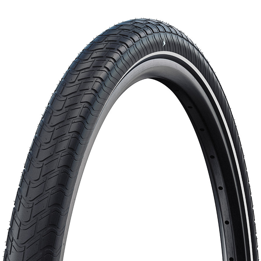 Schwalbe, Motion Big Apple, Hybrid Tire, 12''x2.00, Wire, Clincher, Black'n'Roll, RaceGuard, Reflex, 67TPI, Black