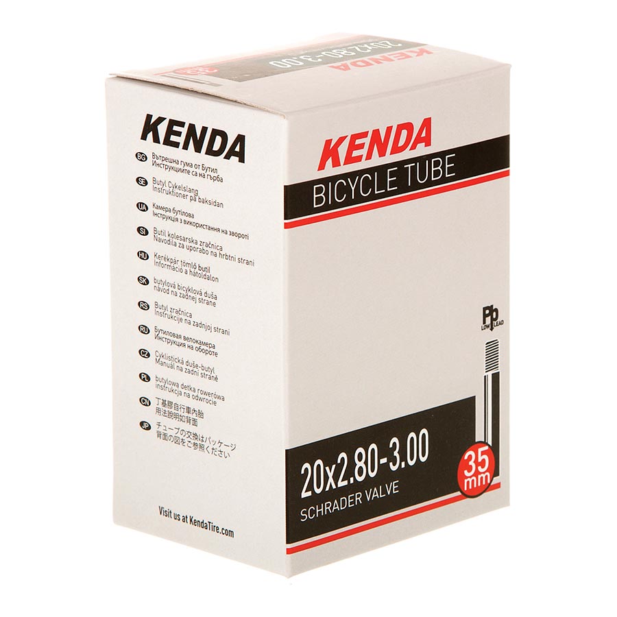 Kenda, Schrader, Tube, Schrader, Length: 35mm, 20'', 2.20-2.50