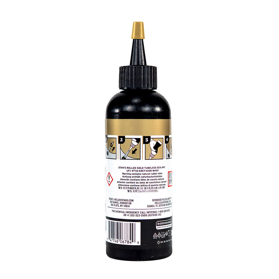 Stans No Tubes, Rolled Gold, Tubeless Sealant, 125ml
