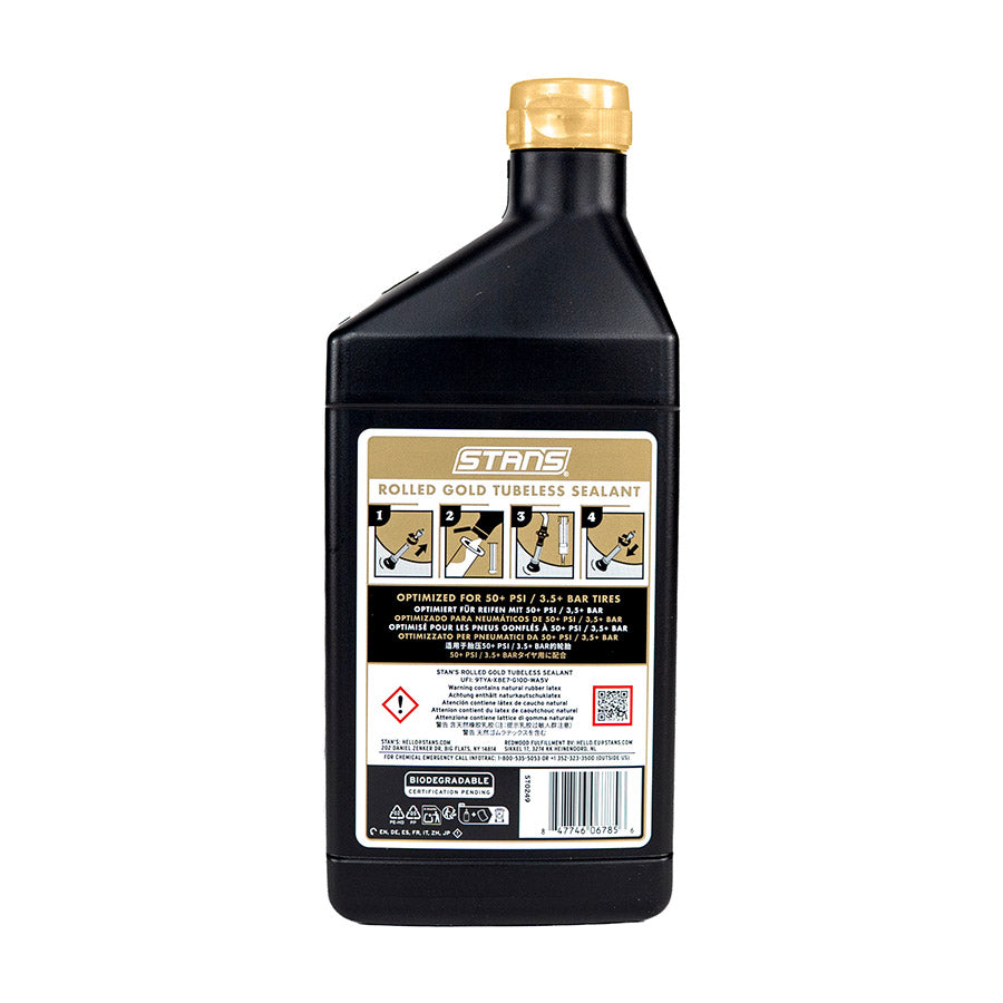Stans No Tubes, Rolled Gold, Tubeless Sealant, 125ml