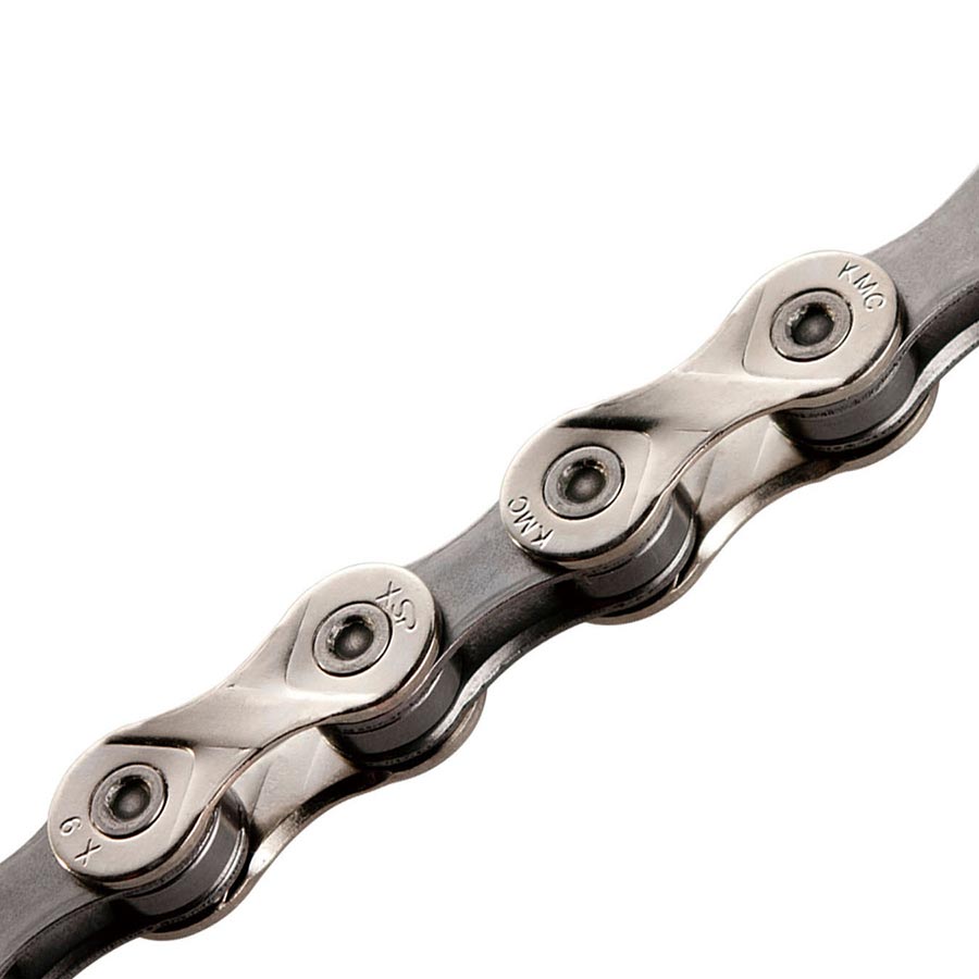 KMC, X9 NP/GY, Chain, 9 Speed, 116 Links, Silver