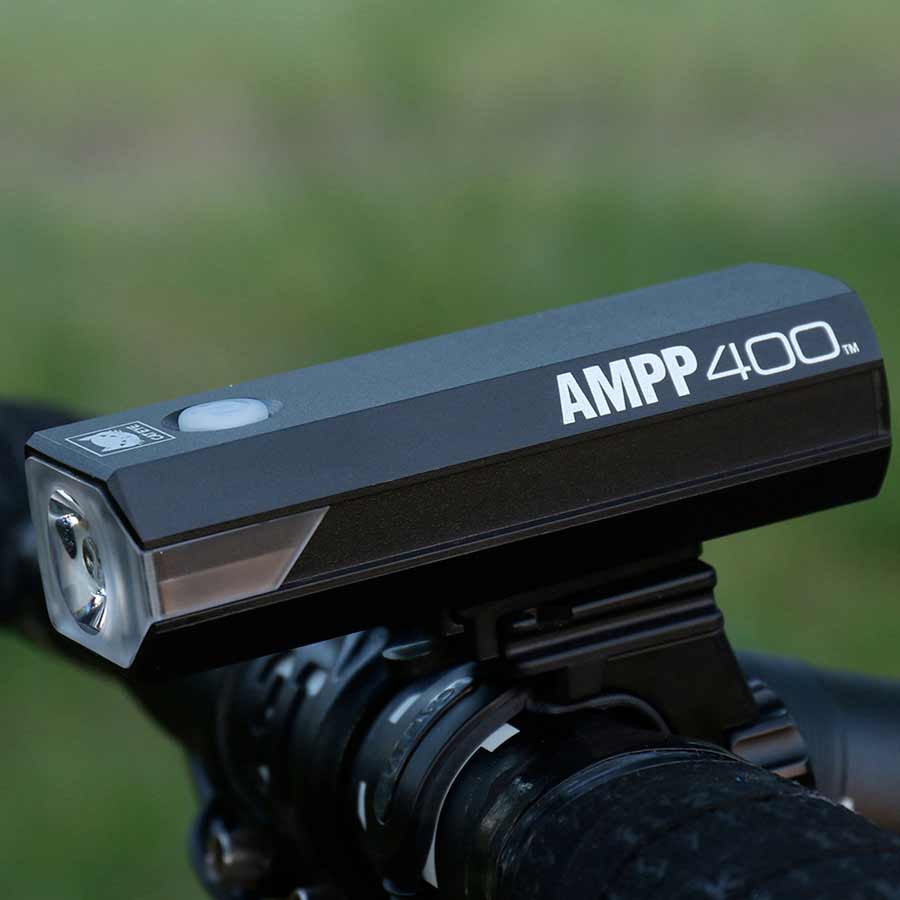 CatEye, AMPP 400, Light, Front, Black