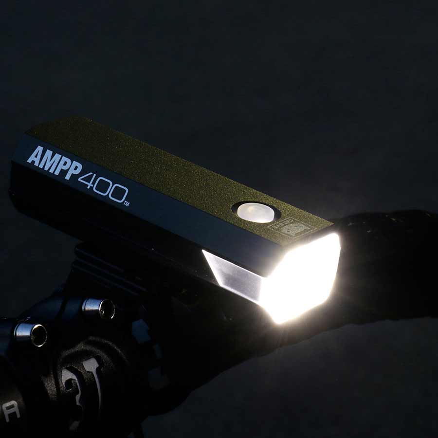 CatEye, AMPP 400, Light, Front, Black