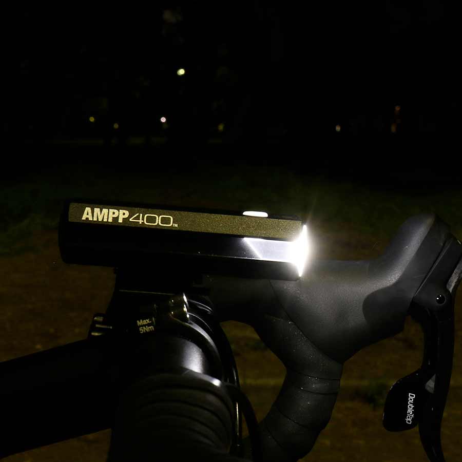 CatEye, AMPP 400, Light, Front, Black