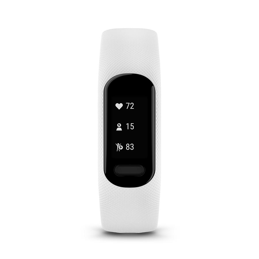 Garmin, vivosmart 5 S/M, Watch, Watch Color: Black, Wristband: Cool Mint - Silicone