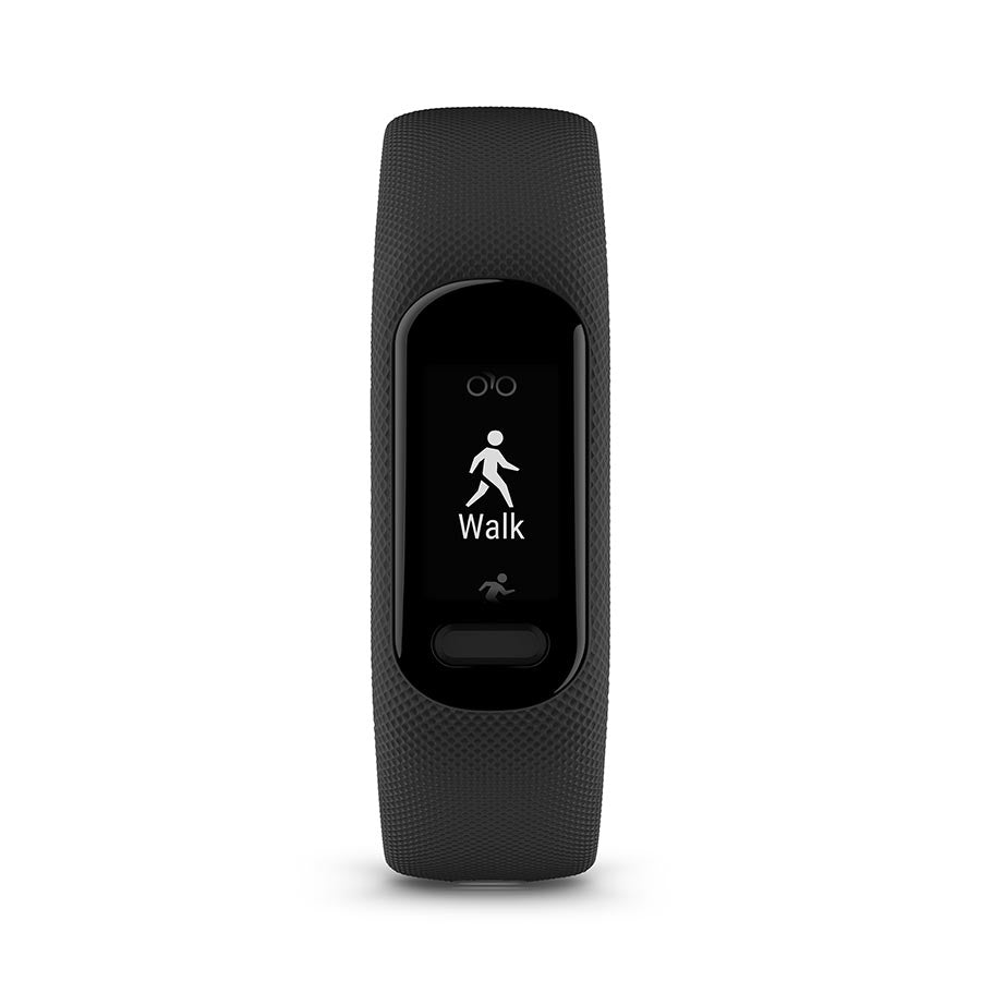 Garmin, vivosmart 5 S/M, Watch, Watch Color: Black, Wristband: Cool Mint - Silicone