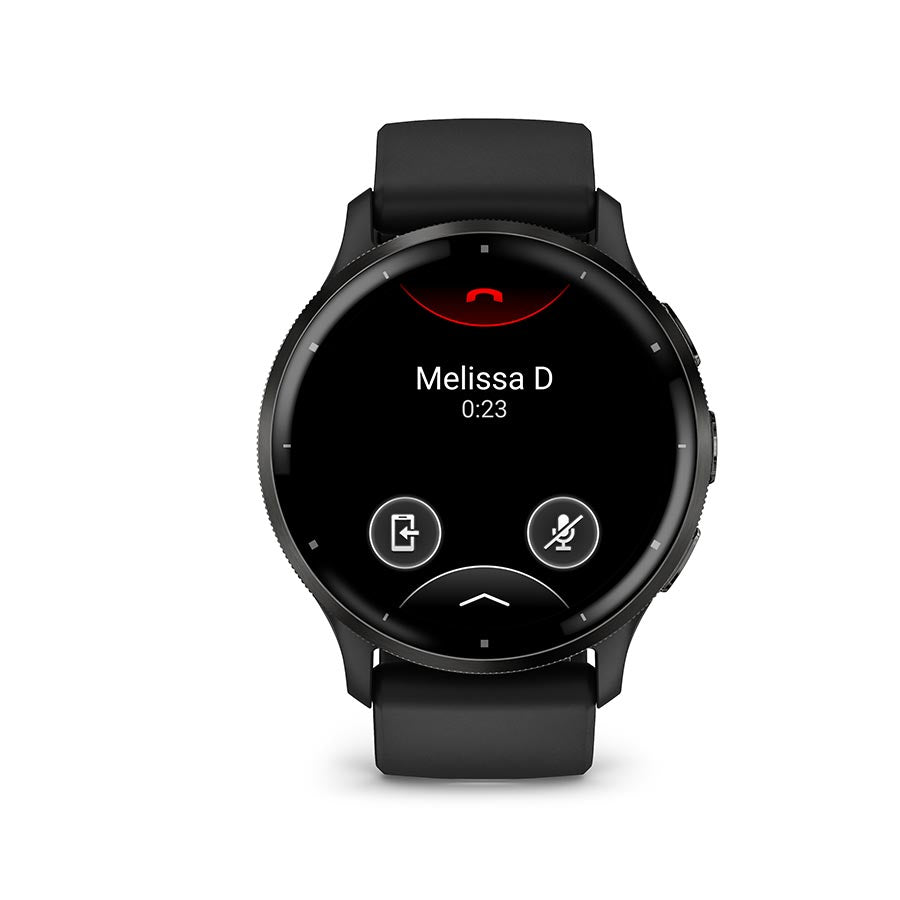 Garmin, Venu 3, Watch, Watch Color: Black, Wristband: Black - Silicone