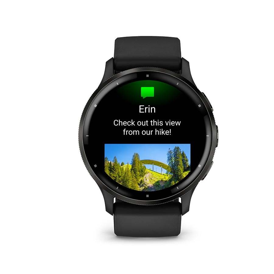 Garmin, Venu 3, Watch, Watch Color: Black, Wristband: Black - Silicone