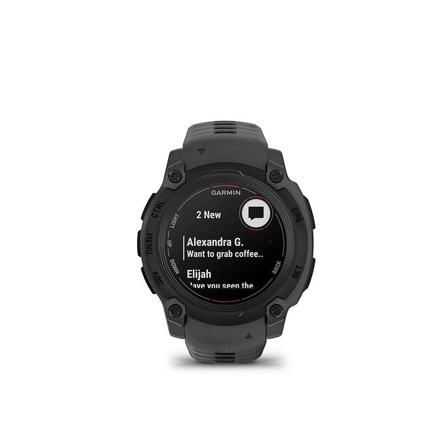 Garmin, Instinct E 40mm, Watch, Watch Color: Electric Lime, Wristband: Twilight - Silicone