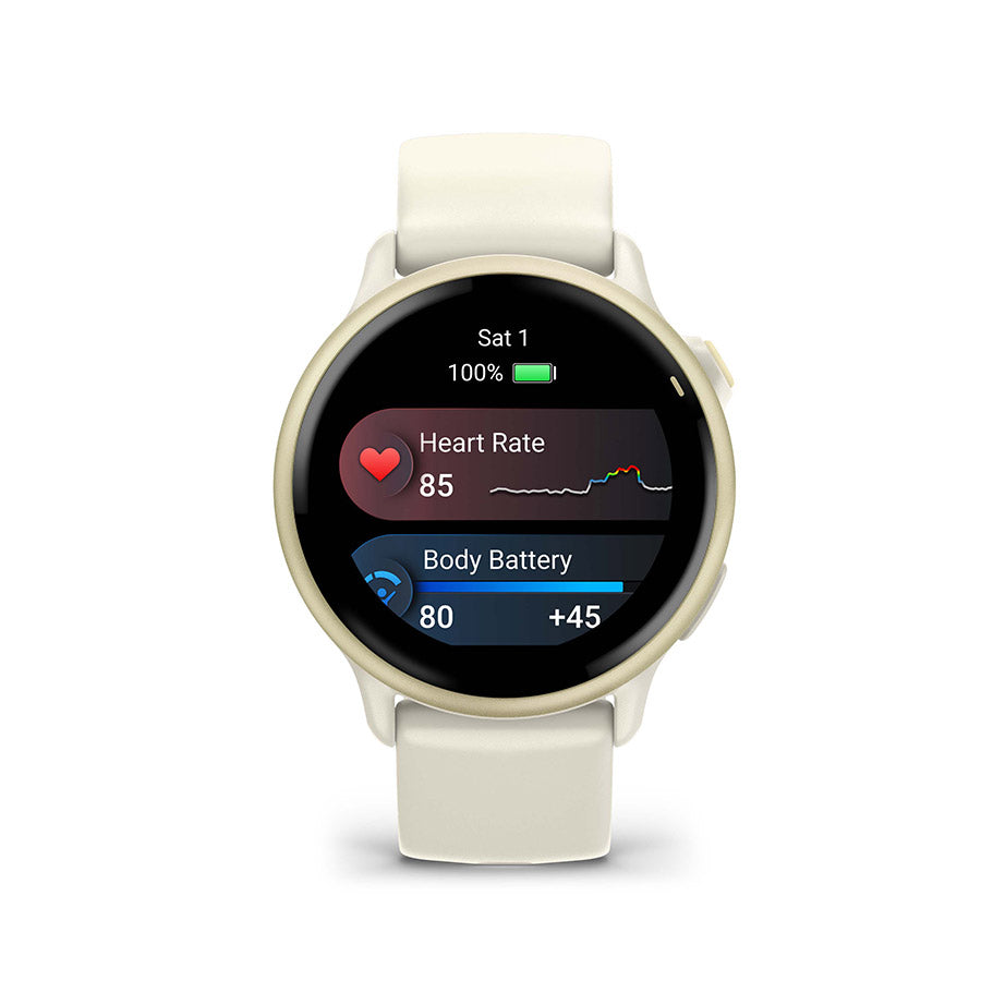 Garmin, vivoactive 6, Watch, Watch Color: Slate, Wristband: Black - Silicone
