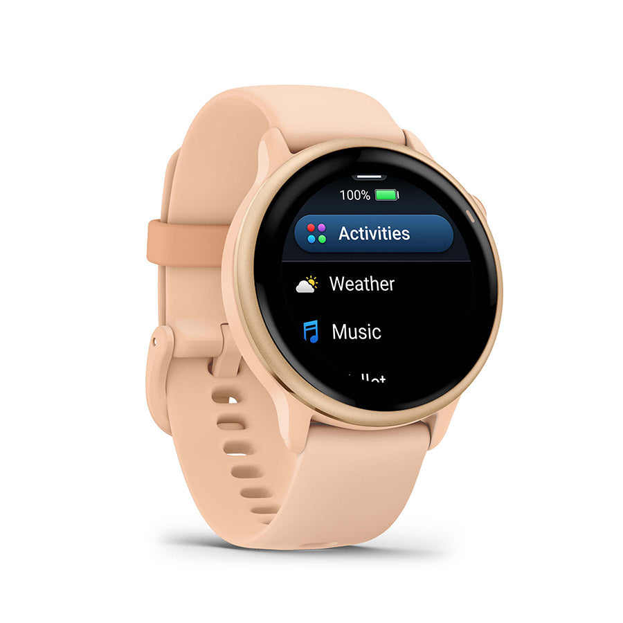 Garmin, vivoactive 6, Watch, Watch Color: Slate, Wristband: Black - Silicone