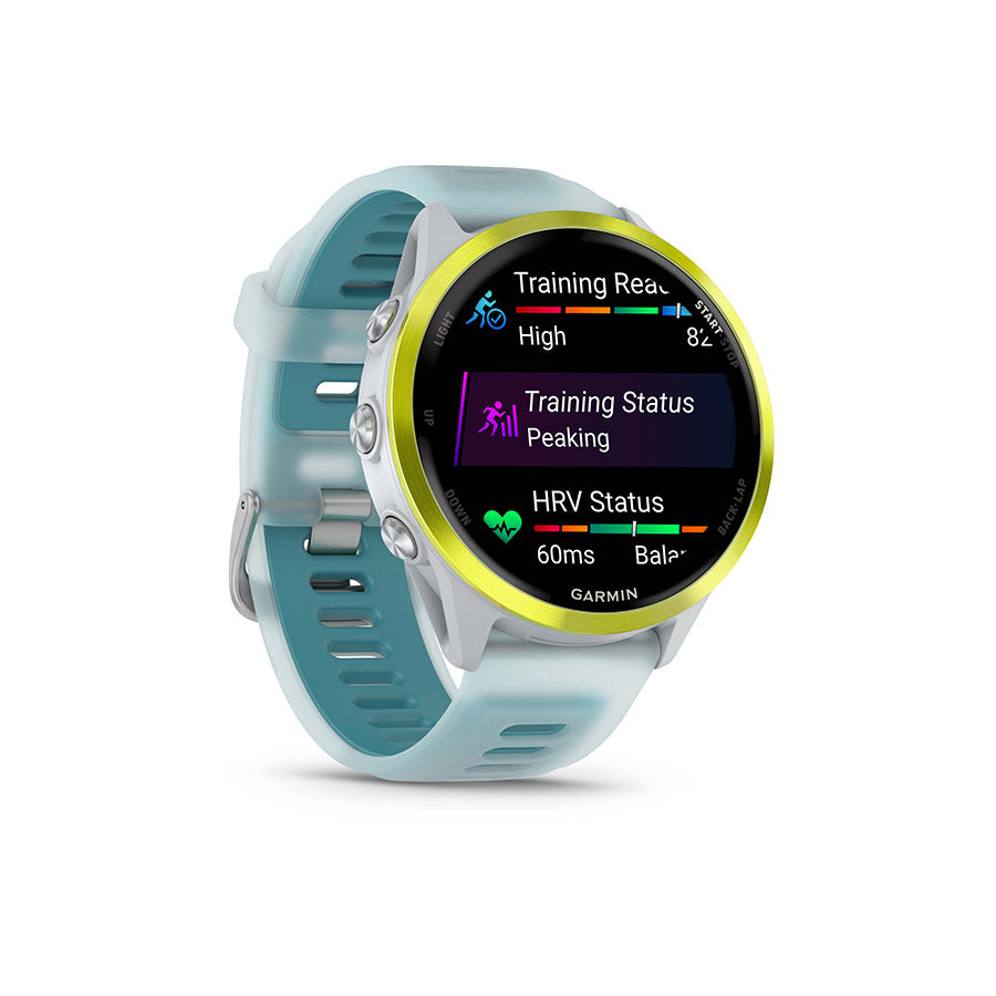 Garmin, Forerunner 570 47mm, Watch, Watch Color: Slate Grey, Wristband: Translucent Black/Black - Silicone