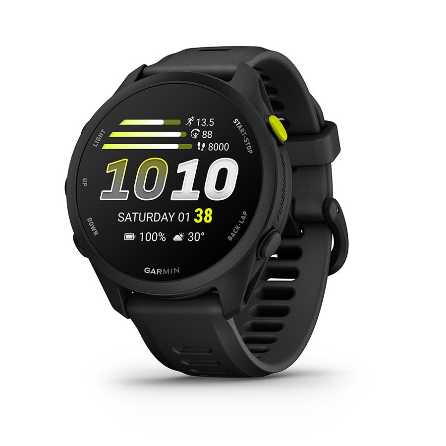 Garmin, Forerunner 70, Watch, Watch Color: Black, Wristband: Black - Silicone