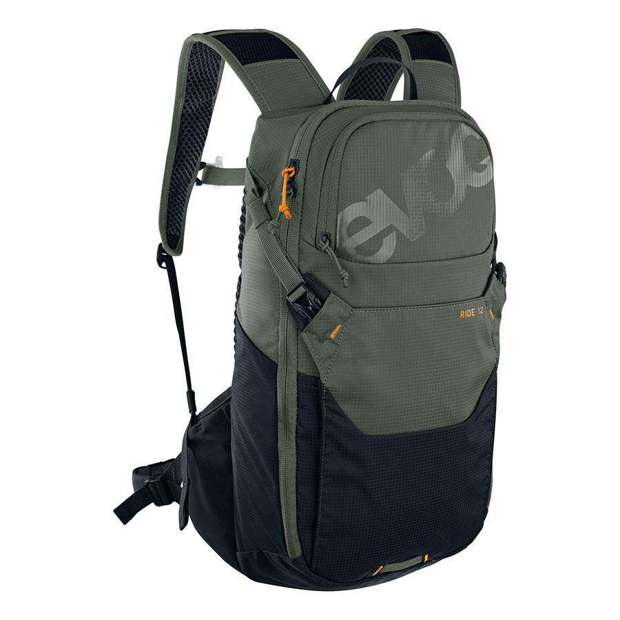 EVOC, Ride 12, Hydration Bag, Volume: 12L, Bladder: Included (2L), Stone