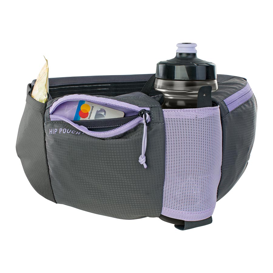 EVOC, Hip Pouch Pro + Drink Bottle, Bag, 1.5L, Black