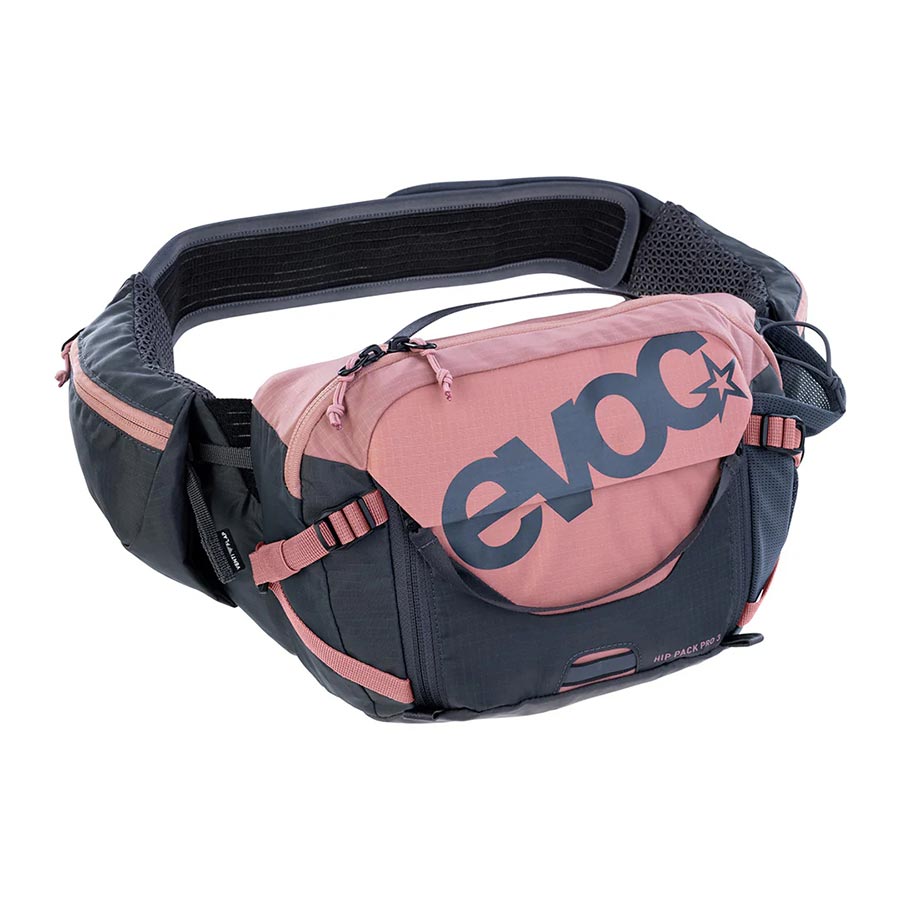 EVOC, Hip Pack Pro 3 +1.5L Bladder, Hip Pack, 3L, Included (1.5L), Black