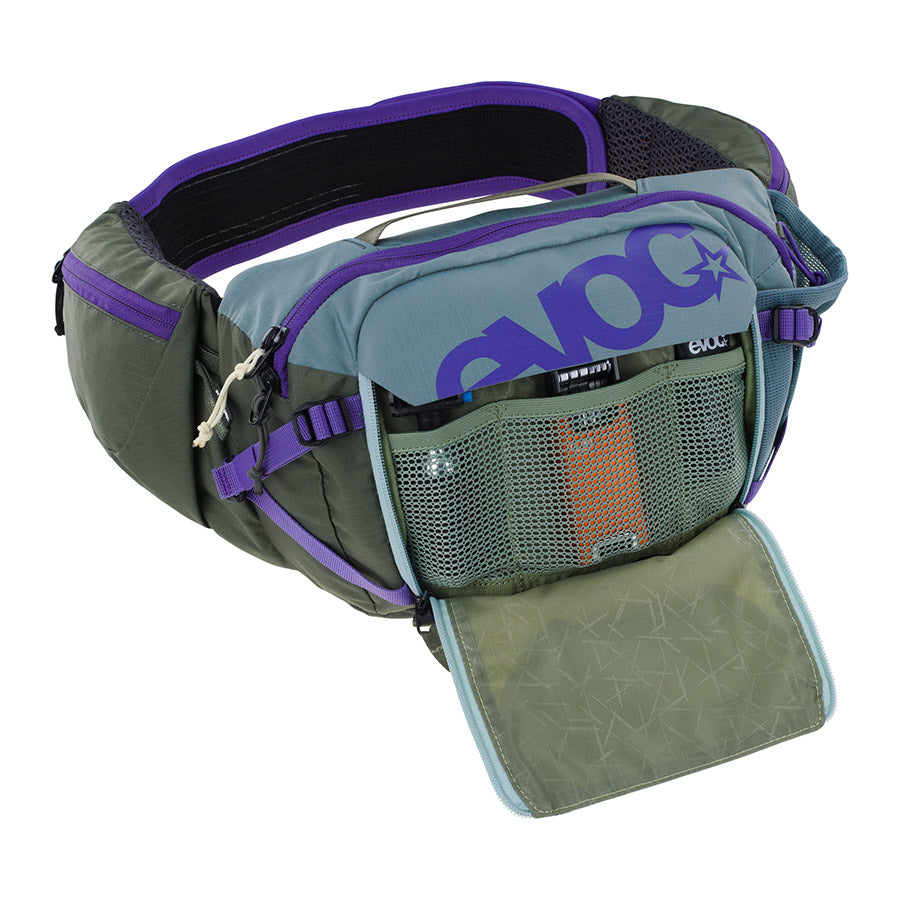 EVOC, Hip Pack Pro 3 +1.5L Bladder, Hip Pack, 3L, Included (1.5L), Black