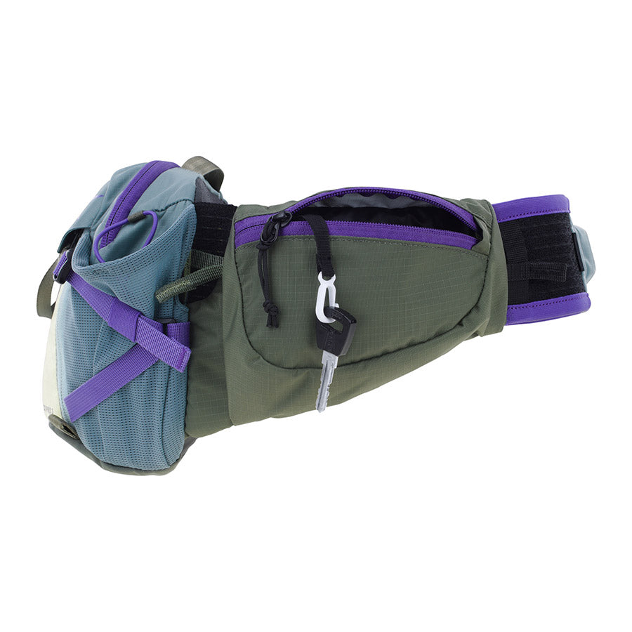 EVOC, Hip Pack Pro 3 +1.5L Bladder, Hip Pack, 3L, Included (1.5L), Black