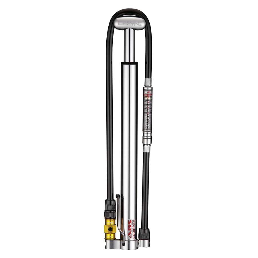 Lezyne, Micro Floor Drive HP, Pump, ABS flip chuck, 160psi, Silver, No Gauge
