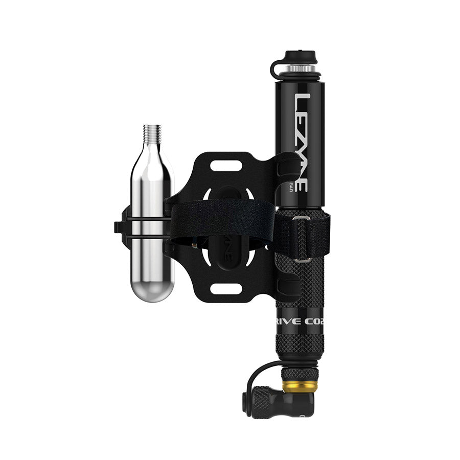 Lezyne, POCKET DRIVE CO2, Pump, 170mm, 160psi, Press-fit, Black