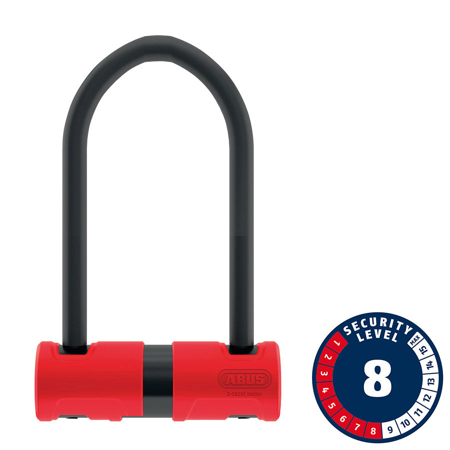 Abus, 440A Alarm, U-Lock, Key, 150x160mm, 5.9''x6.3'', Thickness in mm: 12mm, Black
