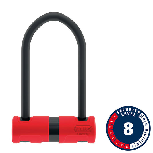 Abus, 440A Alarm, U-Lock, Key, 150x160mm, 5.9''x6.3'', Thickness in mm: 12mm, Black