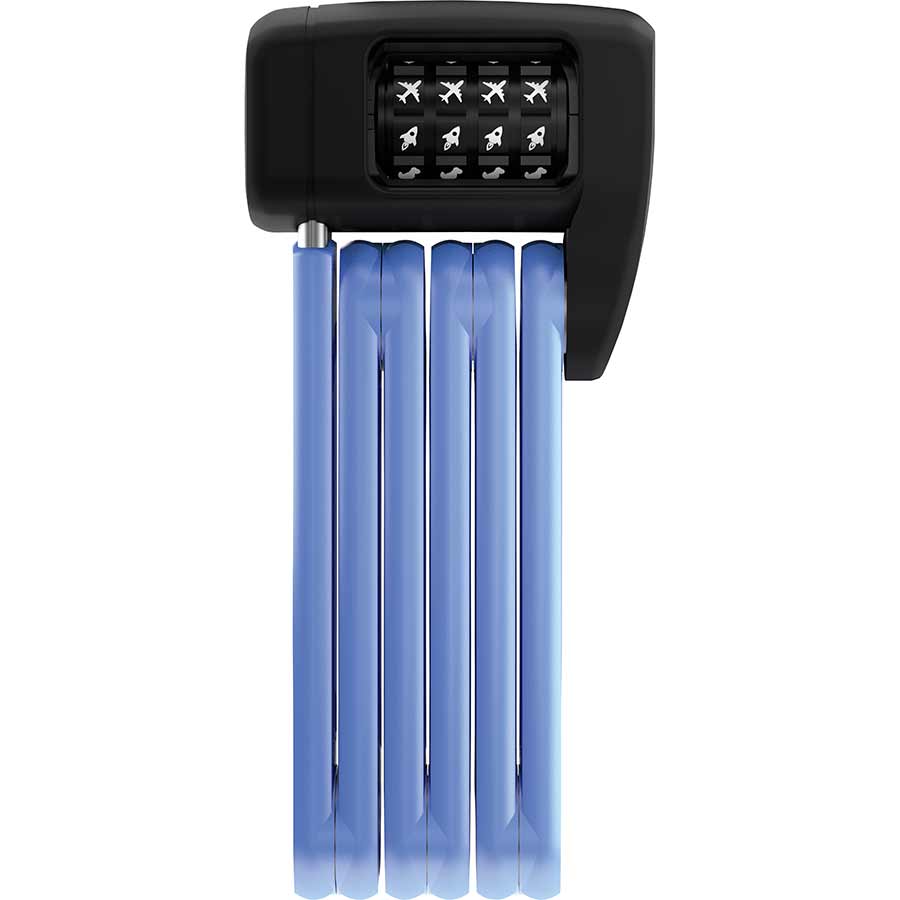 Abus, Bordo Lite Mini 6055C Symbol, Folding Lock, Combination, 60cm, 5mm, Blue