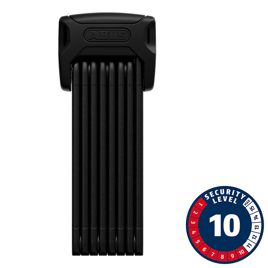 Abus, Bordo XPlus 6000K, Folding Lock, Key, 5.0mm, 90cm, 2.95', SH, Black