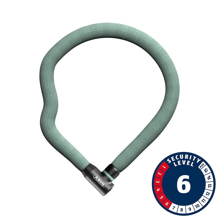 Abus, Goose 4204K, Chain Lock, Key, 4mm, 110cm, 3.6', Black
