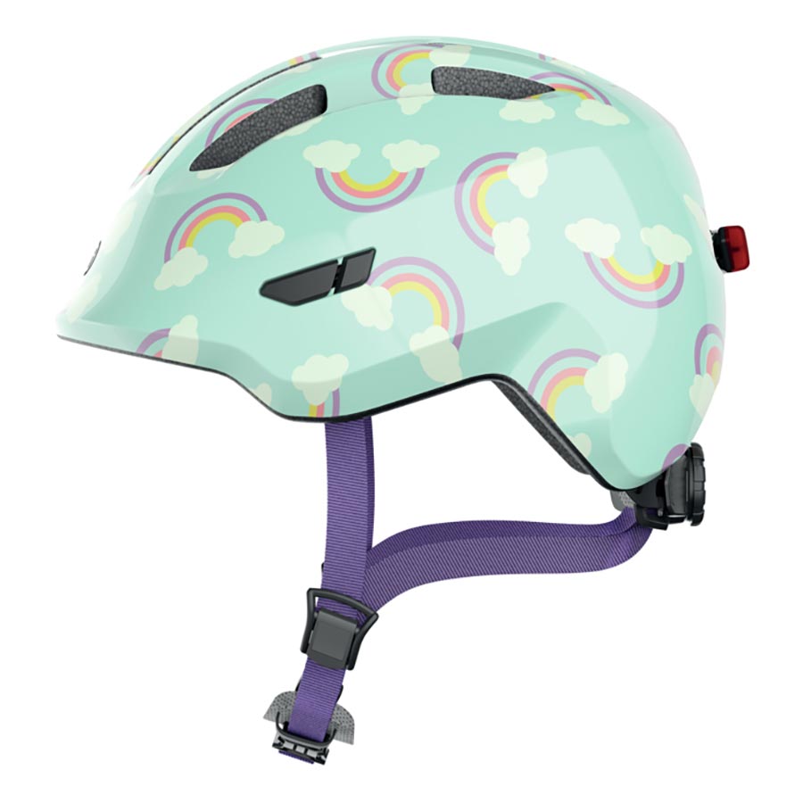 Abus, Smiley 3.0 LED, Helmet, Blue Rainbow, M, 50 - 55cm