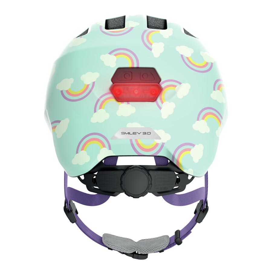Abus, Smiley 3.0 LED, Helmet, Blue Rainbow, M, 50 - 55cm